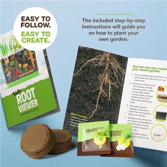 Root Viewer Kit‎ for Kids Grow Your Own Plant for Boys & Girls Science STEM Toy - Picture 7 of 7